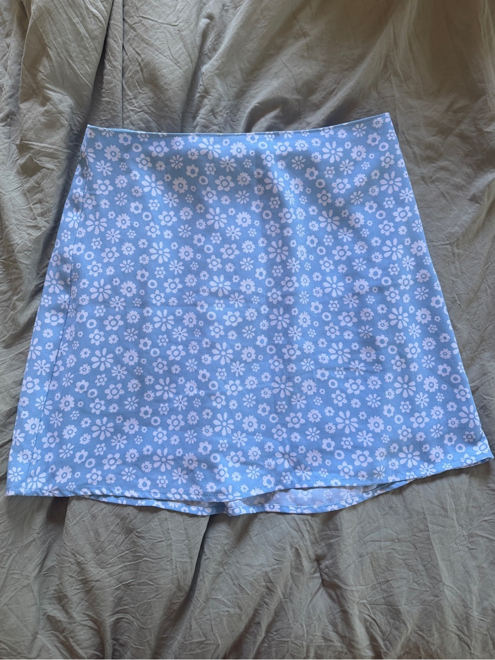 Hollister Blue Floral Mini Skirt